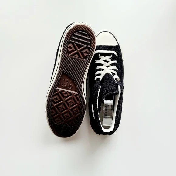 Converse CTAS HI 'Cozy Club' Black Egret Men's 8.5 Women's 10.5 - Picture 5 of 6